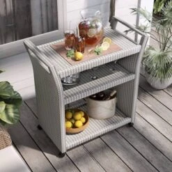 Maksville Outdoor Serving Cart - MiBasics -Garden & Outdoors GUEST 37b4727a 8171 4e5f aa4d e7afb8efa363