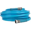Camco EvoFlex 75' Extra Flexible RV And Marine Drinking Water Hose Accessory With 5/8" ID For Camping, Tailgating, & Outdoor Recreation, Blue