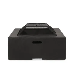 Berwick Outdoor Light Weight Concrete Wood Burning Square Fire Pit Dark Gray - Christopher Knight Home 14 Berwick Outdoor Light Weight Concrete Wood Burning Square Fire Pit Dark Gray - Christopher Knight Home -Garden & Outdoors GUEST 3947c472 89ce 403f ac27 3b738201ea05