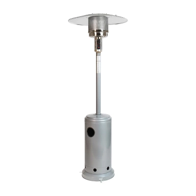 Merrick Lane Stainless Steel 7.5' Tall 40,000 BTU Outdoor Propane Patio Heater With Wheels 4 Merrick Lane Stainless Steel 7.5' Tall 40,000 BTU Outdoor Propane Patio Heater With Wheels - Image 4