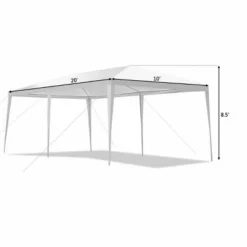 Costway Outdoor 10'x20' Canopy Tent Heavy Duty Wedding Party Sidewalls Window Carry Bag -Garden & Outdoors GUEST 3df929d6 7be4 4ec9 89cd 683a438af4d2 1