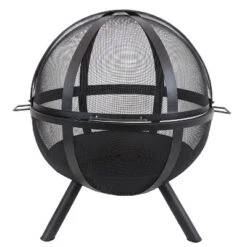 Sunnydaze Decor Sunnydaze Outdoor Portable Camping Or Backyard Flaming Sphere Ball Fire Pit With Built-In Spark Screen - 30" - Black 14 Sunnydaze Decor Sunnydaze Outdoor Portable Camping Or Backyard Flaming Sphere Ball Fire Pit With Built-In Spark Screen - 30" - Black -Garden & Outdoors GUEST 3e543704 016f 4084 ac38 95b5a0ddd62a