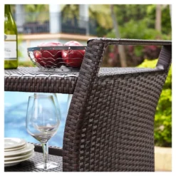 Crosley Palm Harbor Outdoor Wicker Bar Cart -Garden & Outdoors GUEST 3e7d427f 0510 440c 8936 c52f5946746d