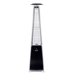 Garden Comfort 40000 BTU Portable Outdoor Flame Patio Heater Hammered Black