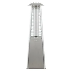 Costway 35'' Portable Tabletop Pyramid Patio Heater Stainless Steel Propane Gas 9500 BTU -Garden & Outdoors GUEST 48afdfd0 aa68 4b5e 873a fa68124dca43