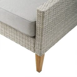 Capella Outdoor Wicker 3 Pc Set With Two Chairs And Coffee Table Gray/Acorn - Crosley 20 Capella Outdoor Wicker 3 Pc Set With Two Chairs And Coffee Table Gray/Acorn - Crosley -Garden & Outdoors GUEST 496d9db3 c562 498d 8986 4c9dc827d738 1