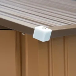 Outsunny Metal Storage Shed Garden Tool House With Double Sliding Doors, 4 Air Vents For Backyard, Patio -Garden & Outdoors GUEST 498e18cc ccc9 4596 859c 83a1b0d2c638