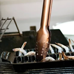 Cast Iron Shrimp Grill Pan - Outset -Garden & Outdoors GUEST 4d5e4ab7 afca 4b72 bd72 e218d1fa373a