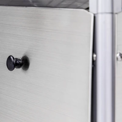 Garden Comfort 40000 BTU Portable Outdoor Patio Heater Silver 2 Garden Comfort 40000 BTU Portable Outdoor Patio Heater Silver - Image 2