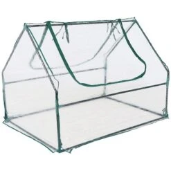 Sunnydaze Decor Sunnydaze Mini Greenhouse With 2 Zippered Side Doors - Clear 12 Sunnydaze Decor Sunnydaze Mini Greenhouse With 2 Zippered Side Doors - Clear -Garden & Outdoors GUEST 4fab0722 99c9 4cbb bf0b d0aa0b10db34