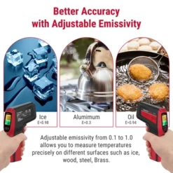 ThermoPro TP450W Dual Laser Temperature Gun For Cooking, Digital Infrared Thermometer For Pizza Oven Grill, Laser Thermometer Gun -Garden & Outdoors GUEST 519b6ee2 4b71 4ada 9b0a 9547b544da54