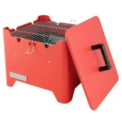 Permasteel Square Portable Charcoal Grill PG-40C10-RD - Red 14 Permasteel Square Portable Charcoal Grill PG-40C10-RD - Red -Garden & Outdoors GUEST 5249527b 7d7c 49c5 93f9 7450f185fd2f