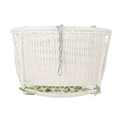 Greystone Indoor/Outdoor Hanging Chair With 8' Chain - White/Green - Christopher Knight Home 4 Greystone Indoor/Outdoor Hanging Chair With 8' Chain - White/Green - Christopher Knight Home - Image 4