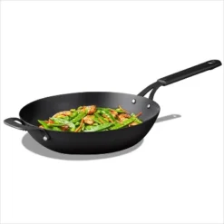 OXO 12" Steel Open Wok With Silicone Sleeve Black -Garden & Outdoors GUEST 52e558a1 3fbe 4392 be40 a4ec026c4883