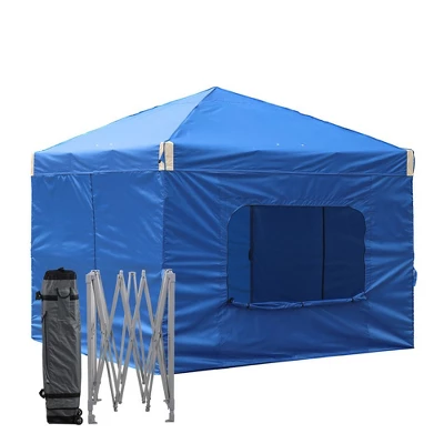 Aoodor 10' X 10' Pop Up Canopy Tent With Removable Mesh Window Sidewalls, Portable Instant Shade Canopy With Roller Bag 10 Aoodor 10' X 10' Pop Up Canopy Tent With Removable Mesh Window Sidewalls, Portable Instant Shade Canopy With Roller Bag - Image 10