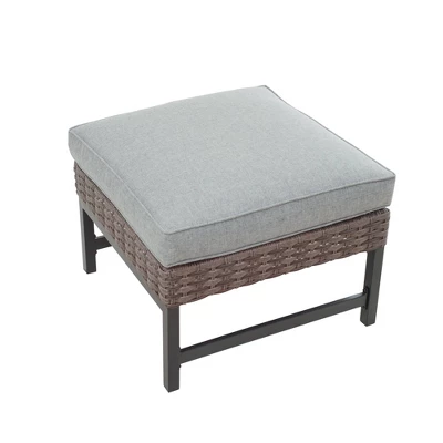 Right Angle Patio Ottoman - Patio Festival 2 Right Angle Patio Ottoman - Patio Festival - Image 2