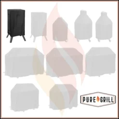 Pure Grill 40-inch Smoker BBQ Grill Cover For Electric Vertical Smokers, Universal Fit Cover - 24" X 17" X 38" 11 Pure Grill 40-inch Smoker BBQ Grill Cover For Electric Vertical Smokers, Universal Fit Cover - 24" X 17" X 38" -Garden & Outdoors GUEST 57d7d717 cd6d 413f b6cb c6b7bde53f5d