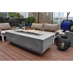 Granville 60" Outdoor Fire Pit Propane Table Backyard Patio Heater - Elementi -Garden & Outdoors GUEST 59771d7e 7636 4ddf 84d0 fa4ed3f0ae3b