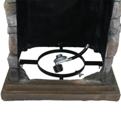 Sunnydaze Decor Sunnydaze Outdoor Cast Rock Design Propane Gas Fire Pit Column For Outside Patio & Deck With Lava Rocks, Waterproof Cover And Steel Burner - 30" -Garden & Outdoors GUEST 59e9b0bb 7031 4db4 95e5 a3b37d7c3400
