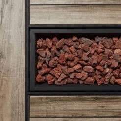 20lb Lava Rocks Red - Real Flame