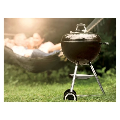 Weber 18" Original Kettle Charcoal Grill 441001 Black 10 Weber 18" Original Kettle Charcoal Grill 441001 Black - Image 10