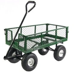 Sunnydaze Decor Sunnydaze Outdoor Lawn And Garden Heavy-Duty Durable Steel Mesh Utility Wagon Cart With Removable Sides 27 Sunnydaze Decor Sunnydaze Outdoor Lawn And Garden Heavy-Duty Durable Steel Mesh Utility Wagon Cart With Removable Sides -Garden & Outdoors GUEST 5cc078c3 98d1 46f3 8d56 940f567a8541