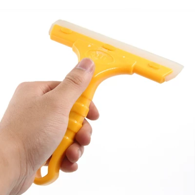 Unique Bargains Plastic Car Window Galss Ice Scraper Snow Shovel Removal Cleaning Tool Yellow 2 Unique Bargains Plastic Car Window Galss Ice Scraper Snow Shovel Removal Cleaning Tool Yellow - Image 2