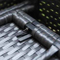 2pk Outdoor Rattan Ottomans With Cushions - Captiva Designs -Garden & Outdoors GUEST 5de614c9 48b1 4e3d 840f 6b55053d7e73