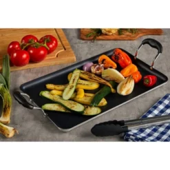 IMUSA 17"x10" Double Burner Griddle With Bakelite Handles -Garden & Outdoors GUEST 6005cafa a5d4 4640 b60d dac71e4e31c3