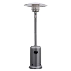 Costway 50000 BTU Propane Patio Heater Standing LP Gas Steel W/ Wheels Grey -Garden & Outdoors GUEST 60a64715 9c91 46ae a4f6 419da8edbee7