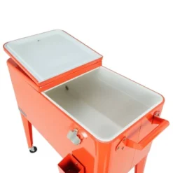 80qt Portable Rolling Patio Cooler - Permasteel -Garden & Outdoors GUEST 61c06f62 e3a1 465e a2d3 fc74d5f67be0