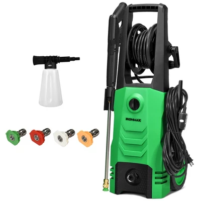 IronMax 3500PSI Electric Pressure Washer 2.6GPM 1800W W/ 4 Nozzles & Foam Lance OrangeGreen 10 IronMax 3500PSI Electric Pressure Washer 2.6GPM 1800W W/ 4 Nozzles & Foam Lance OrangeGreen - Image 10