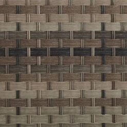 Prescott Outdoor Wicker Ottoman - Blue/Brown - Crosley -Garden & Outdoors GUEST 63bf3d75 4106 4b12 81bd 2cc32c382c60