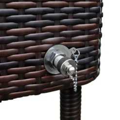 80qt Portable Rolling Patio Cooler Dark Wicker - Permasteel -Garden & Outdoors GUEST 6458df3b 8571 4ab6 bfd9 adefb699db95