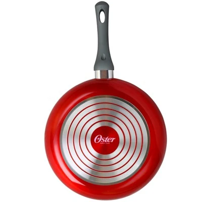 Oster® Oster Herscher 12 Inch Frying Pan In Translucent Red 3 Oster® Oster Herscher 12 Inch Frying Pan In Translucent Red - Image 3
