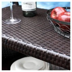 Crosley Palm Harbor Outdoor Wicker Bar Cart -Garden & Outdoors GUEST 66c55dd4 0031 432c b1c1 f34ec23e429a