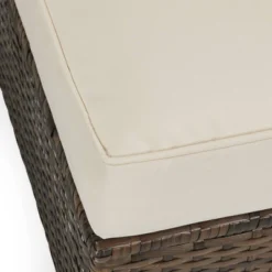 4pc Wicker Patio Sectional Seating Set - Beige - EDYO LIVING -Garden & Outdoors GUEST 680ee038 14a3 426c a20f 9e49a160ae75