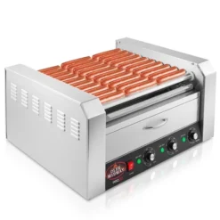 Olde Midway Electric Hot Dog Roller Grill Machine With Bun Warmer, Commercial Grade -Garden & Outdoors GUEST 694fa85a d508 47af a983 7945bbf948f1
