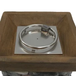 Sunnydaze Decor Sunnydaze Outdoor Cast Rock Design Propane Gas Fire Pit Column For Outside Patio & Deck With Lava Rocks, Waterproof Cover And Steel Burner - 30" -Garden & Outdoors GUEST 6a9d01f3 4c70 4720 a123 a1a78fac4a98