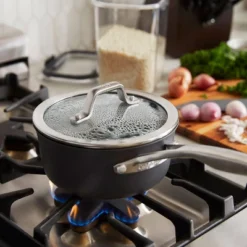 Calphalon Premier Nonstick With MineralShield 1.5qt Sauce Pan With Lid