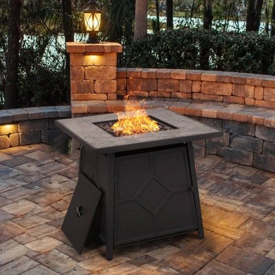 28" Outdoor Gas Fire Pit Table - Captiva Designs 10 28" Outdoor Gas Fire Pit Table - Captiva Designs - Image 10