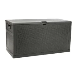 Flash Furniture 120 Gallon Plastic Deck Box - Outdoor Waterproof Storage Box For Patio Cushions, Garden Tools And Pool Toys -Garden & Outdoors GUEST 6c98d95d 0b5f 4b88 8107 aba18dae3325 2