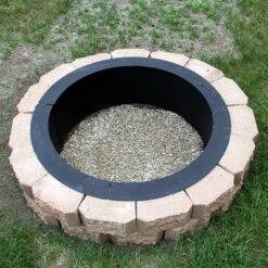 Sunnydaze Decor Sunnydaze Outdoor Heavy-Duty Steel Portable Above Ground Or In-Ground Round Fire Pit Liner Ring - Black 12 Sunnydaze Decor Sunnydaze Outdoor Heavy-Duty Steel Portable Above Ground Or In-Ground Round Fire Pit Liner Ring - Black -Garden & Outdoors GUEST 6ce1632f 056c 47d2 a929 afbd214aa4e8