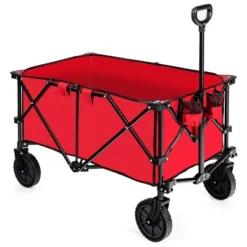 Costway Folding Collapsible Wagon Utility Camping Cart W/Wheels & Adjustable Handle RedGreyNavy 23 Costway Folding Collapsible Wagon Utility Camping Cart W/Wheels & Adjustable Handle RedGreyNavy -Garden & Outdoors GUEST 6f07a9ec 80a8 40ed a6a1 7b3d06e203d6