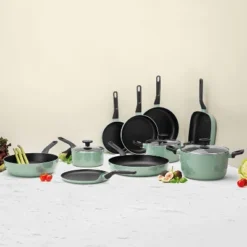 BergHOFF Sage And Slate Non-stick Aluminum Wok Pan -Garden & Outdoors GUEST 6f31ef8f 07c1 4ad3 9217 e1da05fcfa41