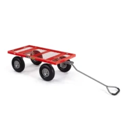Gorilla Cart 800lbs. Capacity Heavy Duty Durable Steel Mesh Flatbed Garden Utility Wagon - Red 7 Gorilla Cart 800lbs. Capacity Heavy Duty Durable Steel Mesh Flatbed Garden Utility Wagon - Red -Garden & Outdoors GUEST 6f45e86b 5b22 49c5 aff1 53658d2c1388