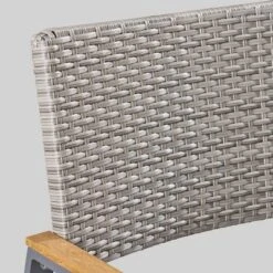 Luton 2pk Wicker & Aluminum Patio Dining Chair - Gray - Christopher Knight Home -Garden & Outdoors GUEST 6f632f70 4407 43d0 a418 f52da59555fc