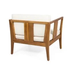 Nicholson Outdoor 4 Seater Acacia Wood Chat Set - Teak/Beige - Christopher Knight Home 18 Nicholson Outdoor 4 Seater Acacia Wood Chat Set - Teak/Beige - Christopher Knight Home -Garden & Outdoors GUEST 6fbc07ac e070 41d0 aa00 2f153153d64d
