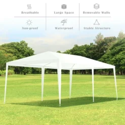 Costway Wedding Tent Canopy Party 10'x20' Heavy Duty Gazebo Cater Event W/Side Walls -Garden & Outdoors GUEST 711dee2a 8ed5 47b0 8def 3ab5b6fabf8b