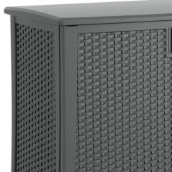 Suncast Lockable Outdoor 2-Door Cabinet Deck Box With Adjustable Shelf For Lawn, Garden, Patio, & Pool Accessory Storage, Cool Gray (2 Pack) -Garden & Outdoors GUEST 73f0fa0d 8c9e 4819 a653 c9346d8c8b24